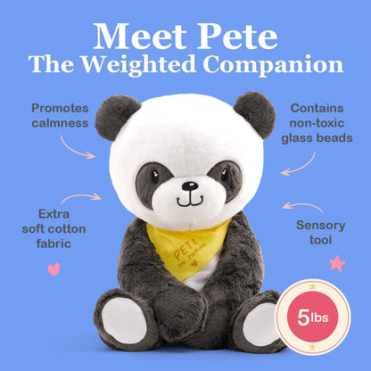 Panda weighted panda plush toy