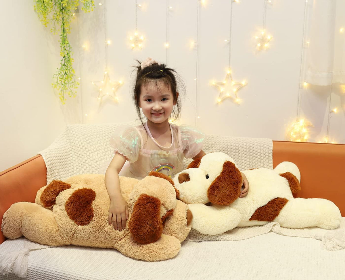 26.8 Inch 5 Lbs Dog Weighted Stuffed Animals, Plush Toy Pillow Gift