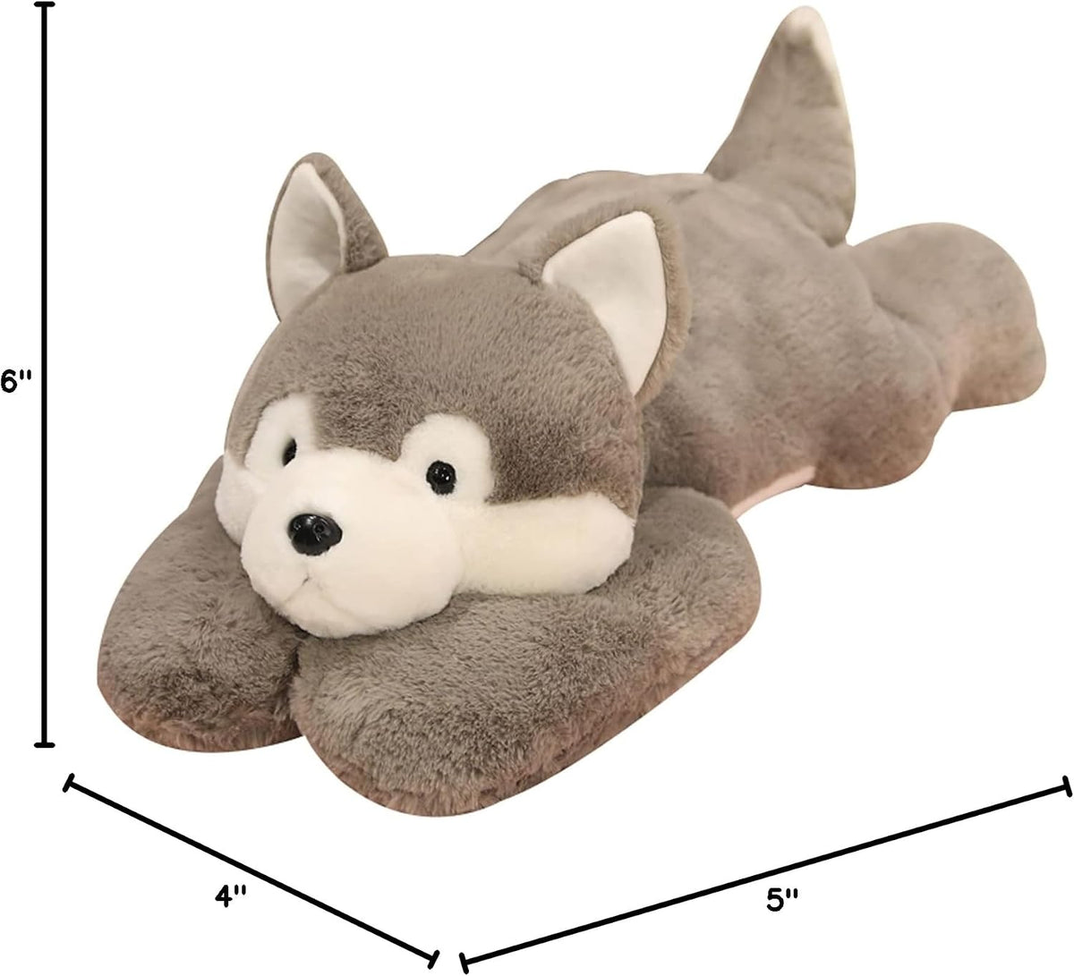 Husky weighted husky plush toy