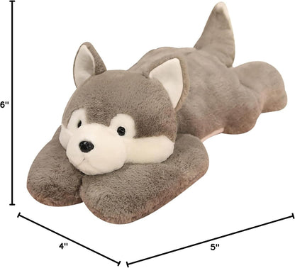 Husky weighted husky plush toy