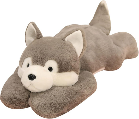 Weighted Stuffed Animals, 29.5" 6.2Lbs Weighted Husky Stuffed Animal Toy Cute Huskies Plush Pillow Weighted Plush Animals Toy