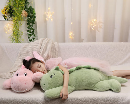 31 Inch 5 Lbs Dinosaur Weighted Stuffed Animals, Dino Plush Toy Pillow