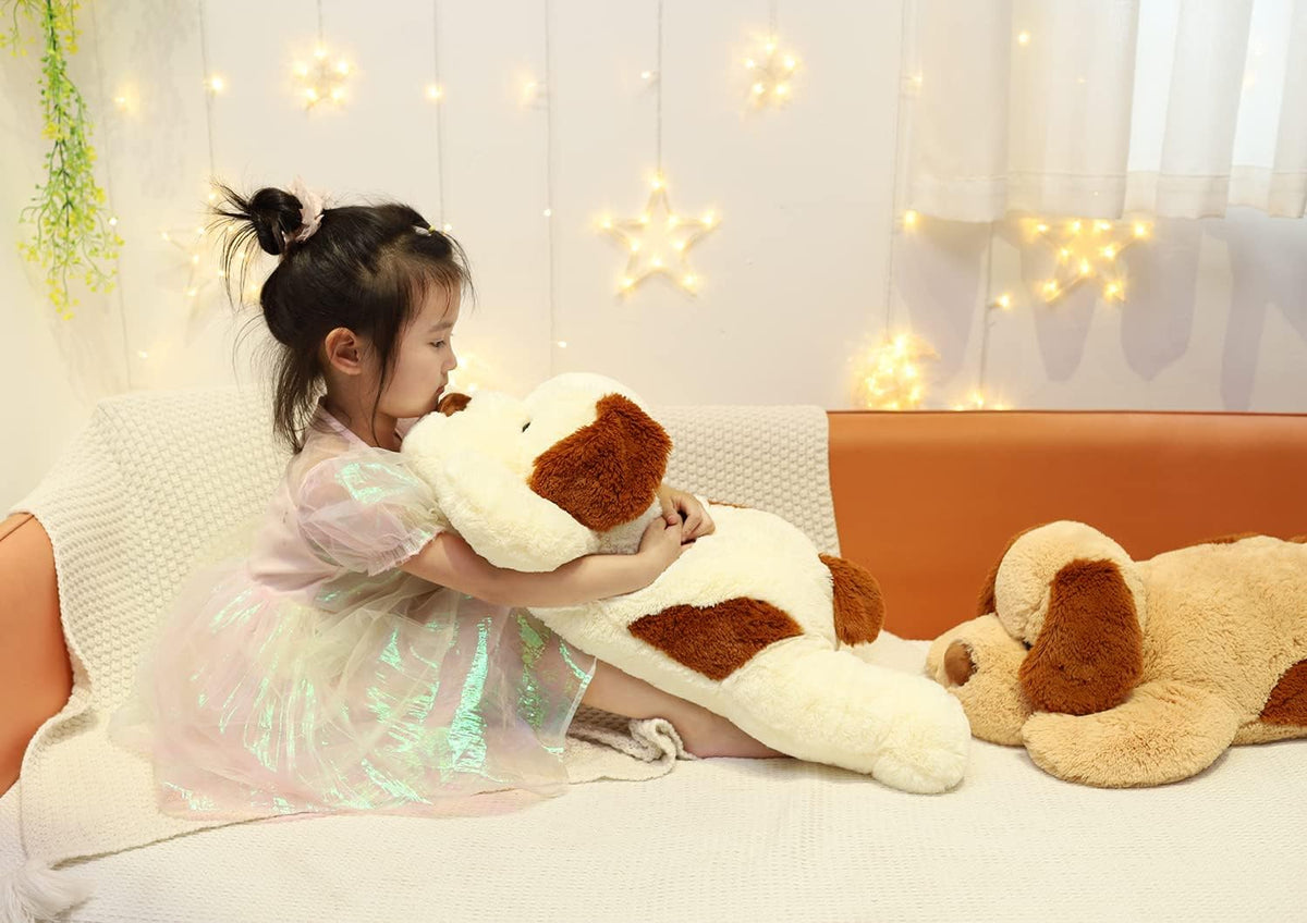 26.8 Inch 5 Lbs Dog Weighted Stuffed Animals, Plush Toy Pillow Gift