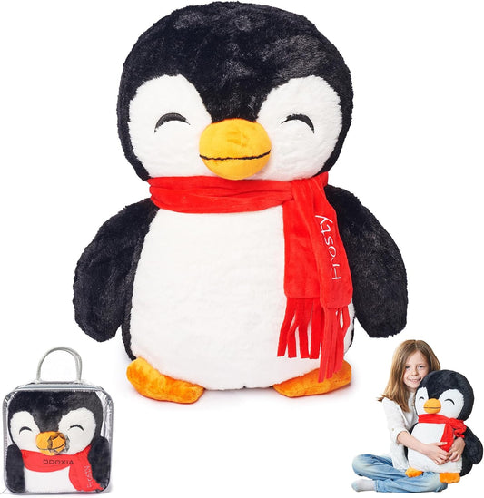 Weighted Stuffed Animal for Kids 2.3 KG | Calming & Comforting | Weighted Plush Penguin | Includes Carrying Bag | Sensory Animals Plushie