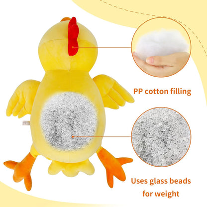 Sunny weighted chick plush toy