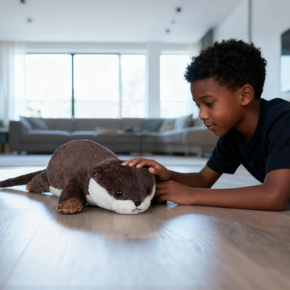 Ollie weighted otter plush toy