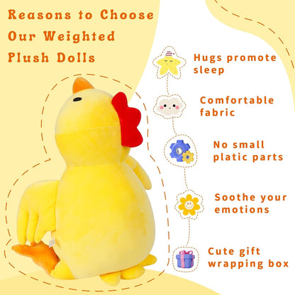 Sunny weighted chick plush toy