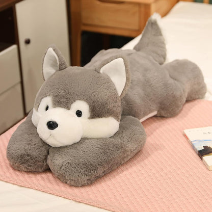 Husky weighted husky plush toy