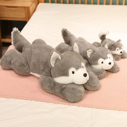 Husky weighted husky plush toy