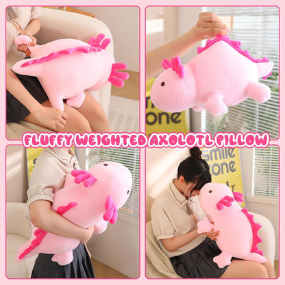 Axolotl weighted axolotl plush toy