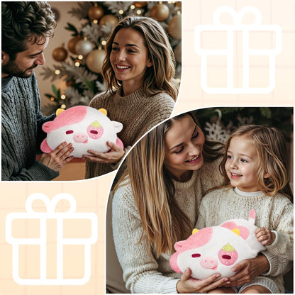Berry weighted cow plush toy