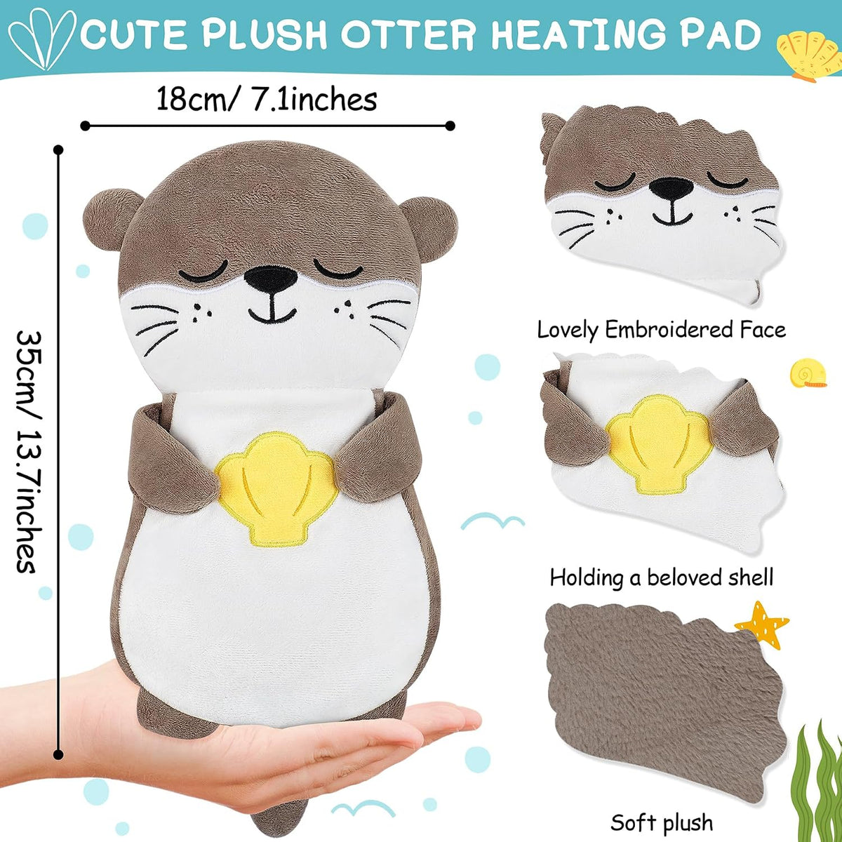 Waffles weighted warming otter pad