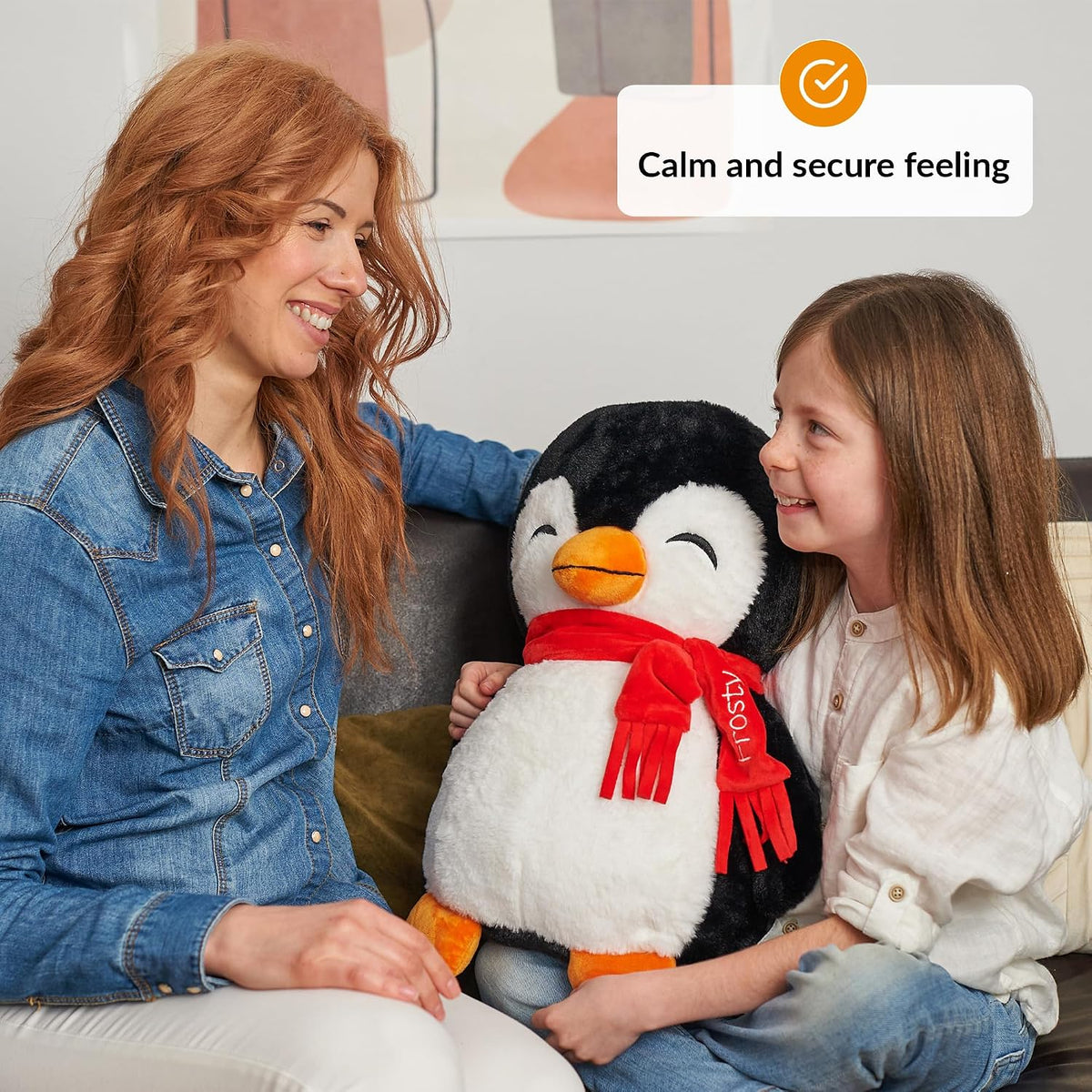 Penguin weighted penguin plush toy