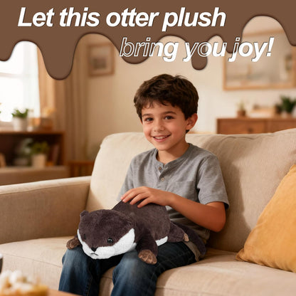 Ollie weighted otter plush toy
