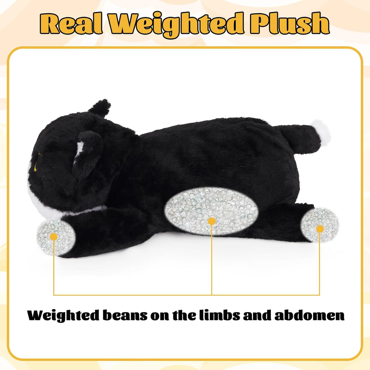 Cat weighted cat plush toy
