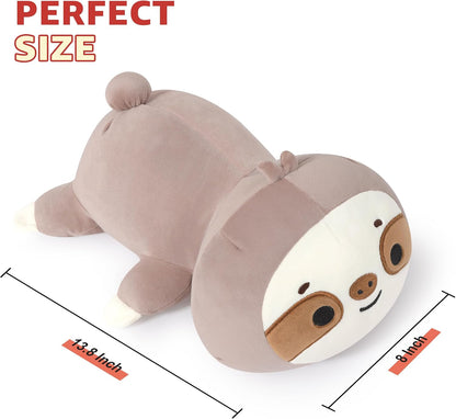 Original Weighted Sloth Plush, Cute 13.8"|1.8 Pound Hugging Sloth Weighted Stuffed Animal, Soft Collectible Plushies Pillow Toy Gift for Kids & Adults