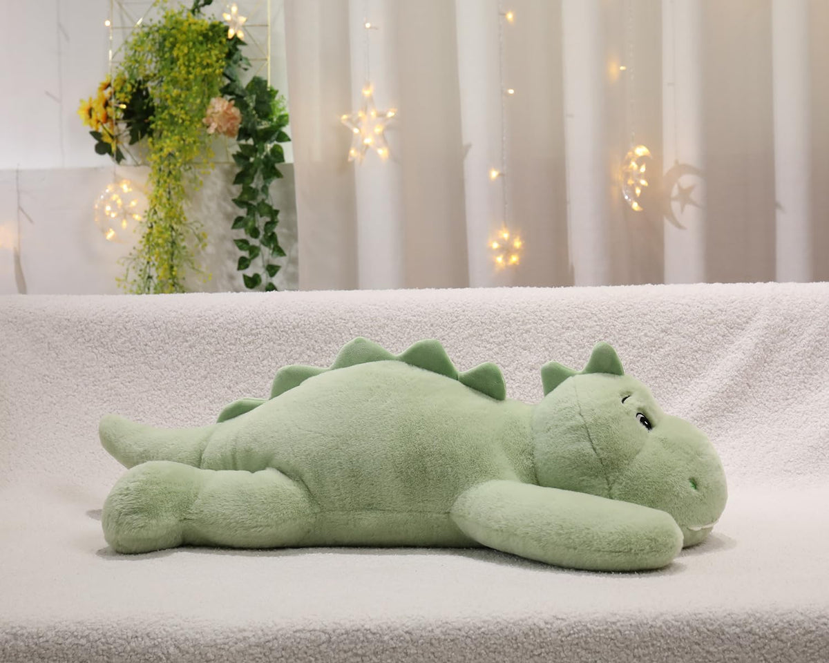 31 Inch 5 Lbs Dinosaur Weighted Stuffed Animals, Dino Plush Toy Pillow