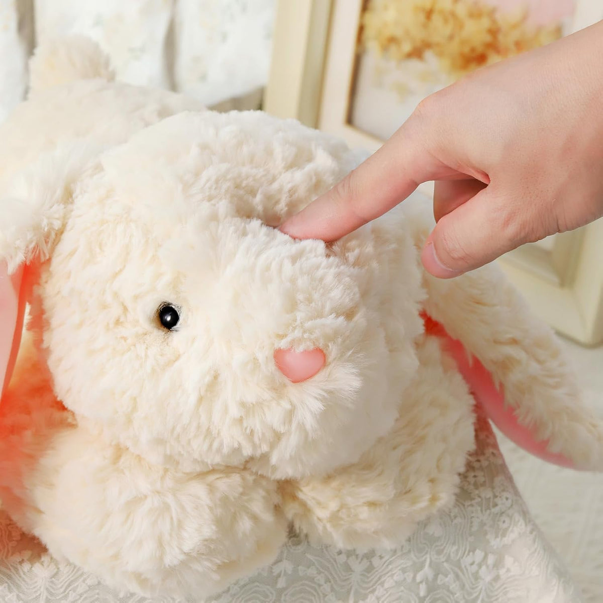 Bunny weighted bunny plush toy