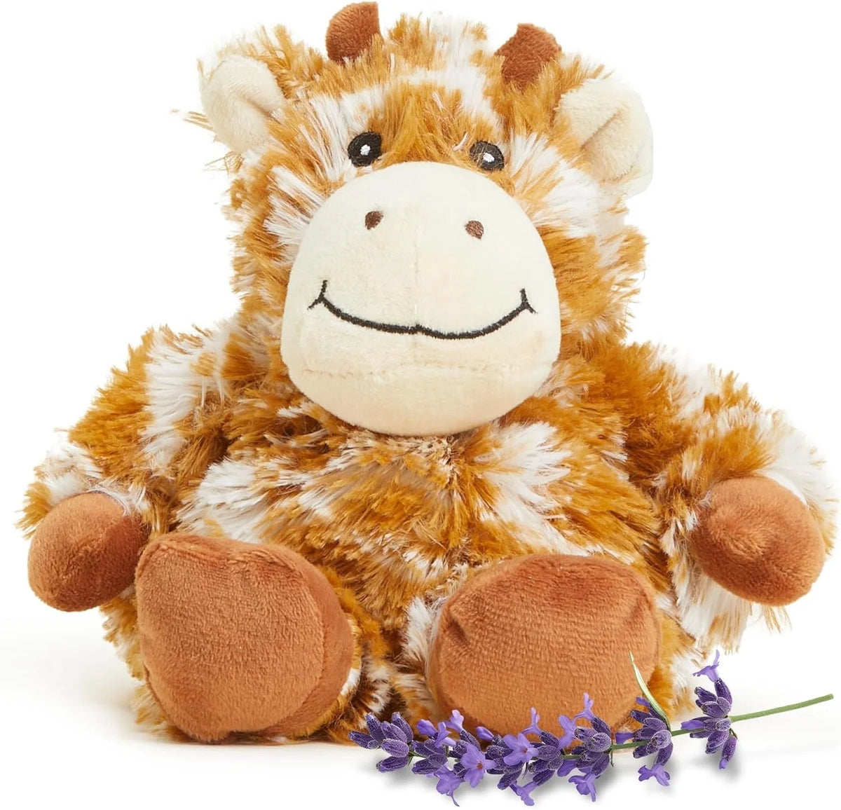 Junior 9” Giraffe Stuffed Animal, Microwavable Heated Plushies and Weighted Soft Plush Toys