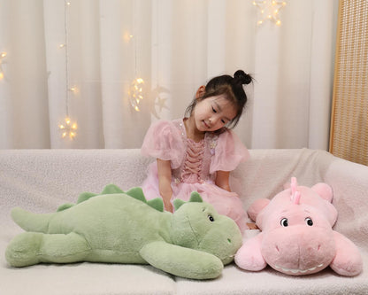 31 Inch 5 Lbs Dinosaur Weighted Stuffed Animals, Dino Plush Toy Pillow